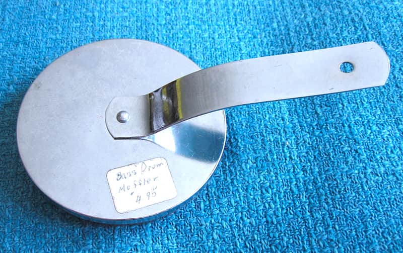 Tension Rod Mounted Bass Drum Mute Damper Muffler - NOS image 1