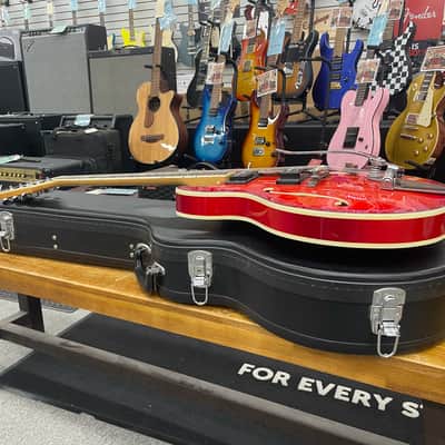 Epiphone 5102TE 1970-71 Semi-Hollow Electric Guitar - Redburst image 5
