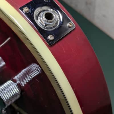 B.C. Rich Eagle DLX 00's Archtop See Thru Red image 15