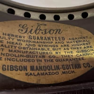 Vintage Gibson TB-3 Mastertone Banjo 1925 Ball Bearing Prewar OHSC image 13