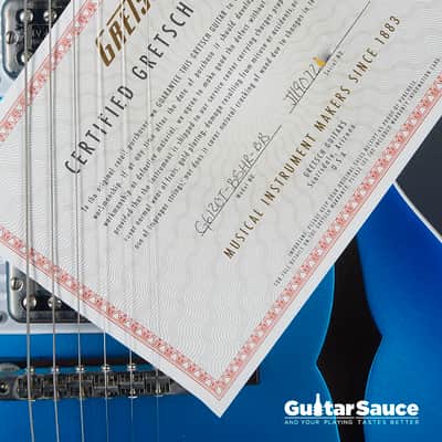 Gretsch G6120T-HR Brian Setzer Hot Rod Hollow-Body Bigsby Candy Blue Burst (Cod.1703UG) image 14