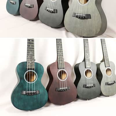 Ukuleles 23in Concert Gray matte High quality for beginners intermediate image 7