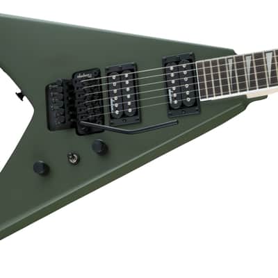 Jackson JS Series King V JS32 Electric Guitar. Amaranth FB, Matte Army Drab image 8