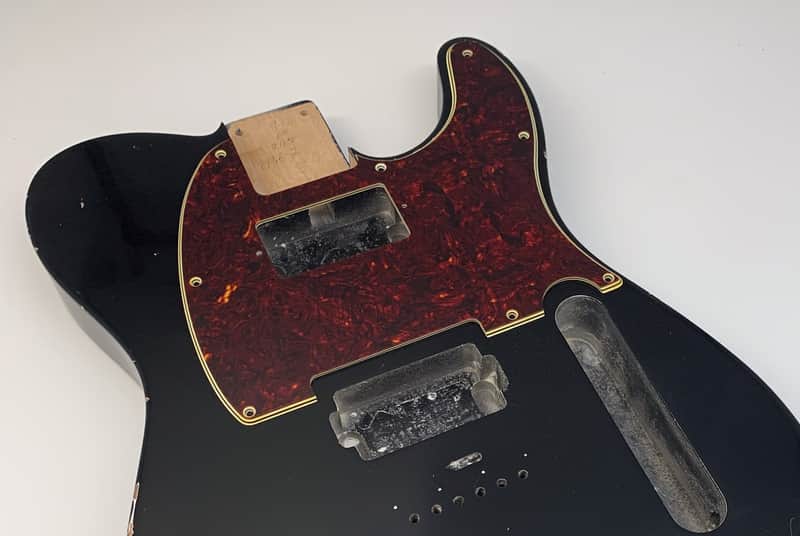 BloomDoom 4 Ply Aged Red Tortoise Relic Humbucker T-Style Pickguard image 1