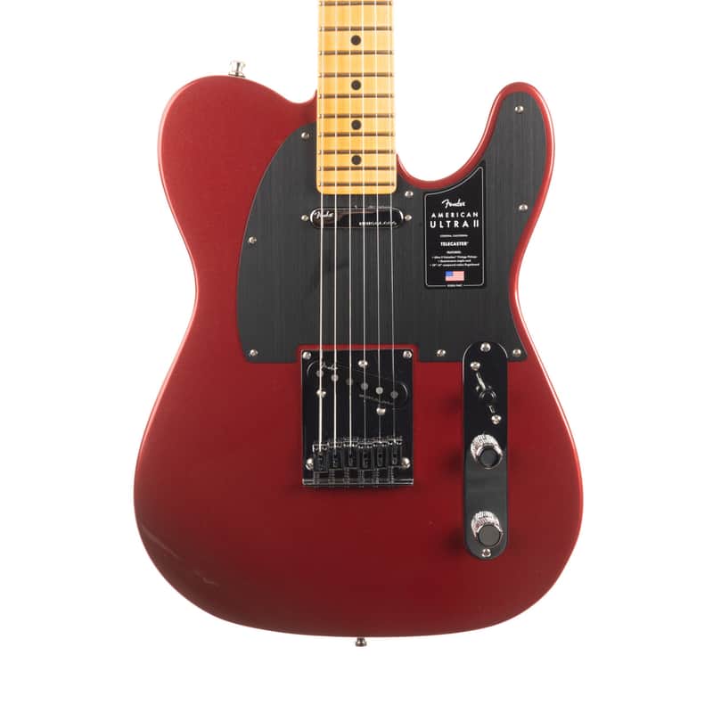 Used Fender American Ultra II Telecaster Maple - Sinister Red