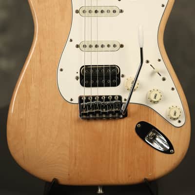 1974 Fender Stratocaster HSS Natural Refinish w/ Dimarzio humbucker image 1