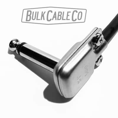 8 Pack - 10" Mogami 2319 Patch Cable - SquarePlug SP500 / SPS5 - Right Angle To Straight Connectors image 18