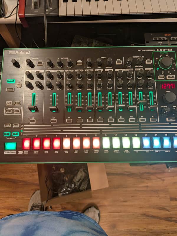 Roland AIRA TR-8 Rhythm Performer Drum Machine 2014 - Present - Black image 1