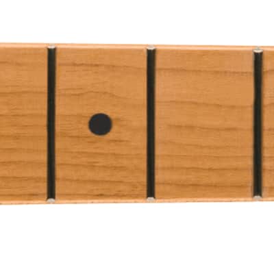 Fender Satin Roasted Maple Telecaster Neck 22 Jumbo Frets 12" Maple Flat Oval Shape image 1