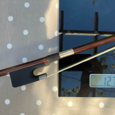 Double Bass French Bow- New Hair - Great Condition - Lovely Clear Articulate image 14