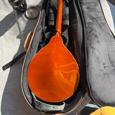 Kentucky KM-252 Deluxe A-Style Mandolin 2010s - Transparent Amber image 2