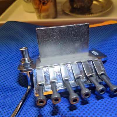 Clean! Original German Floyd Rose (OFR) w/ Push-In Arm - Chrome image 5