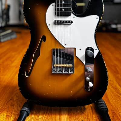 Quint Guitars #05 Thinline 2024 - 2 tone sunburst image 4