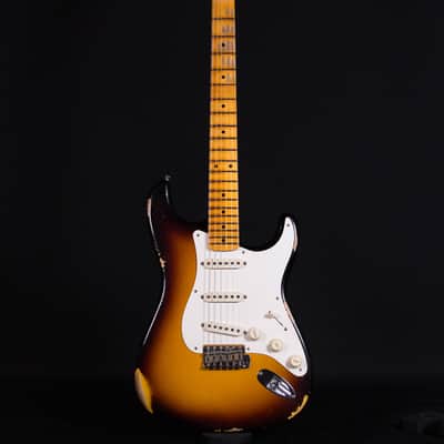 Fender Custom Shop LTD '57 Stratocaster, Relic, Wide Fade 2-Color Sunburst image 5