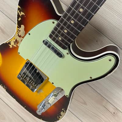 Fender Custom Shop 1960 Telecaster Custom Heavy Relic - Chocolate 3-Tone Sunburst image 11