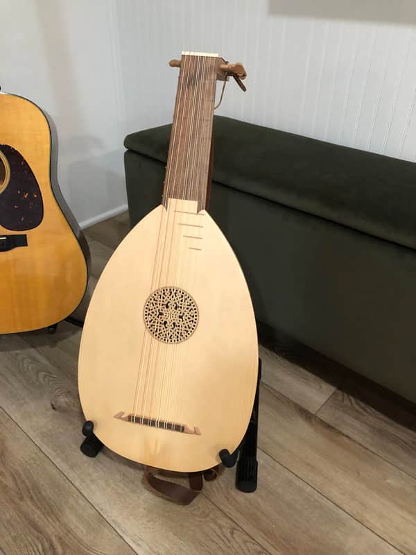 Early Music Shop (EMS) Heritage 7 Course Renaissance Lute after Hieber 2024 - Natural image 1