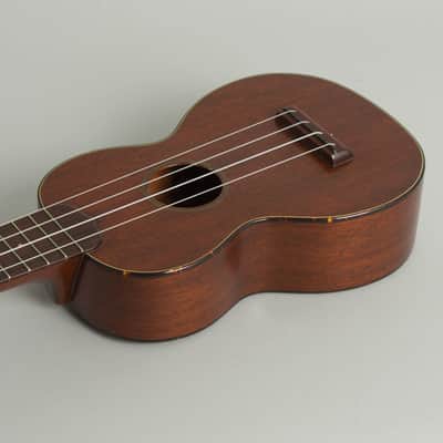 C. F. Martin  Style 1 Soprano Ukulele (1950s), black hard shell case. image 7