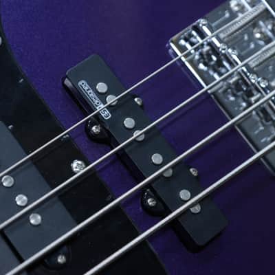 ESP LTD AP-204 Dark Metallic Purple ESP Designed Pickups 4-String Electric Bass image 14