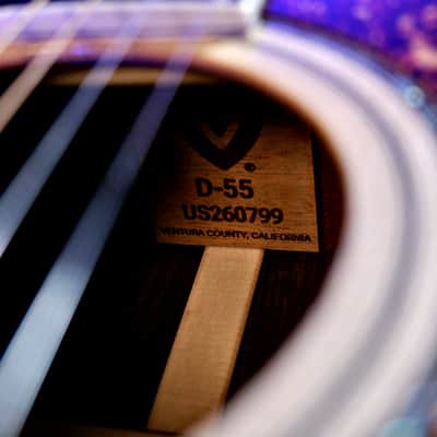 Guild USA D-55E - Natural w/ Hard Case image 10
