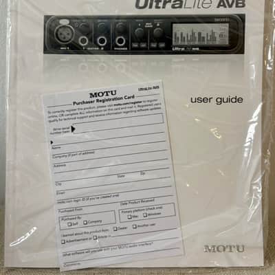 2 x MOTU UltraLite AVB: 18 x 18 USB / AVB audio interface, w/coupler & rack ears image 12