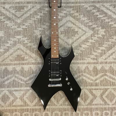 B.C. Rich Warlock Revenge Onyx Widow Headstock w/Original Hardshell Case image 1