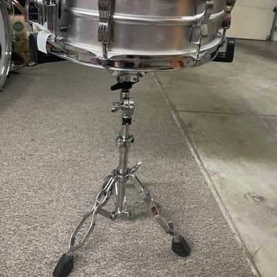 Ludwig No. 404 Acrolite 5x14" 8-Lug Aluminum Snare Drum with Keystone Badge 1963 - 1969 - Matte Aluminum image 4