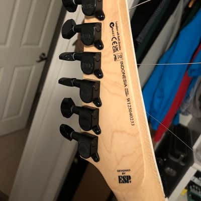 ESP LTD M-200 FM with Jatoba Fretboard 2018 - Present - See Thru Black image 10
