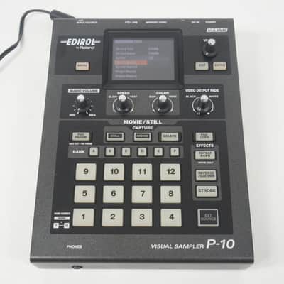 Edirol P-10 Visual Sampler Audio Video Sample Pad VJ DJ P10 Roland w/ PS image 2