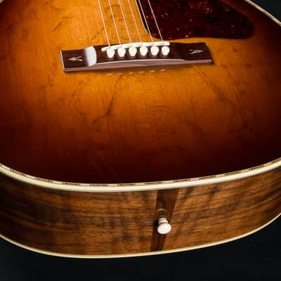 Bourgeois L-DBO 12-Fret Artist Custom Figured Walnut and Aged Tone Bearclaw Sitka Spruce Sunburst NEW image 15