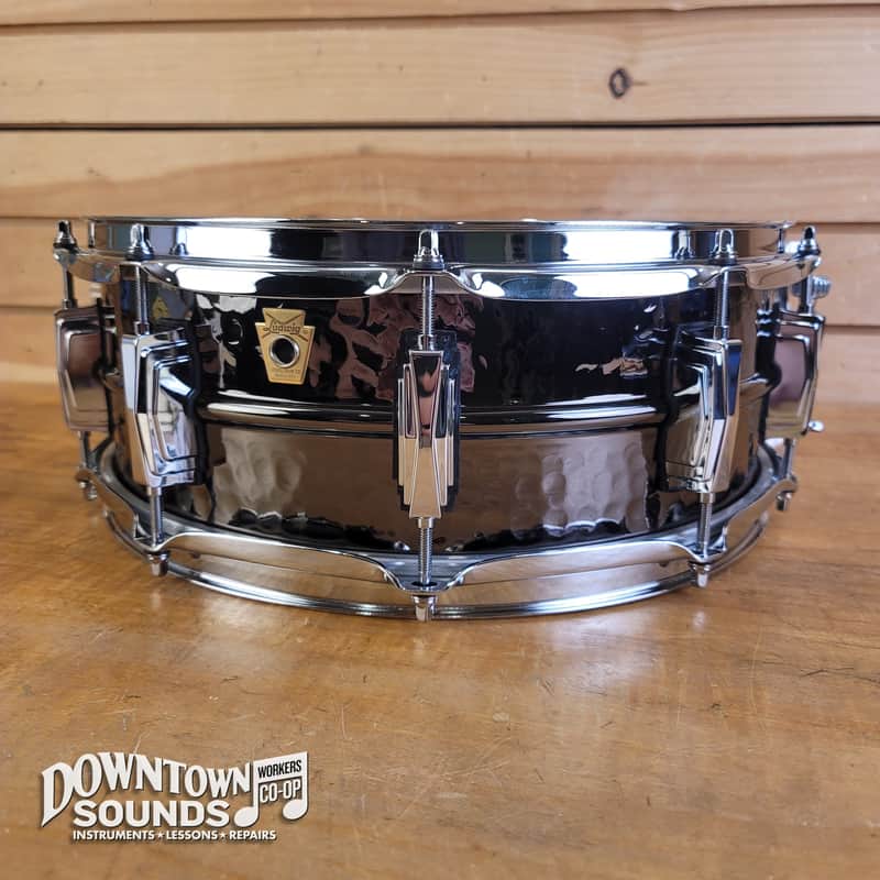 Ludwig 5” x 14” Black Beauty Snare Drum - Hammered Shell, Imperial Lugs (LB416K) image 1
