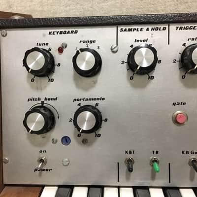 Steiner Parker Synthacon Model 174 1975-1979 Like Minimoog / ARP Odyssey Silverface Wood Sides image 4