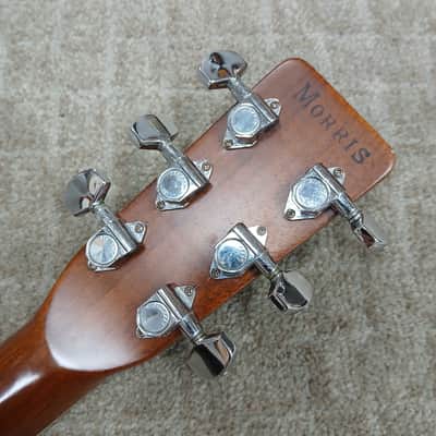 Vintage 1973 Morris W-40 Dreadnought w/ Original Hard Shell Case image 12