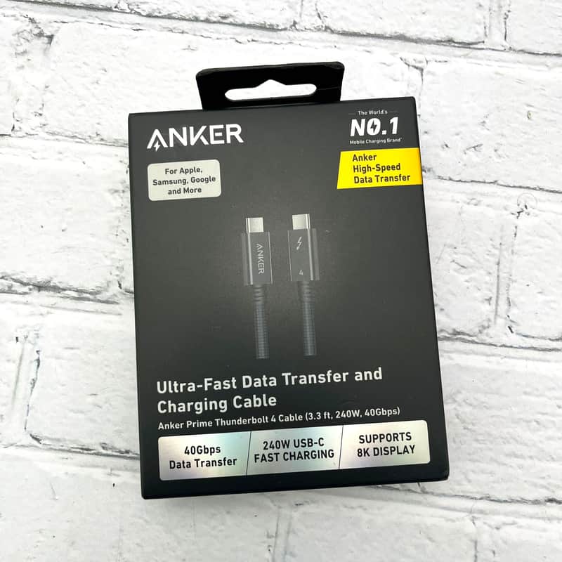 Anker Prime Thunderbolt 4 Cable • 3.3 ft • BRAND NEW SEALED!! image 1