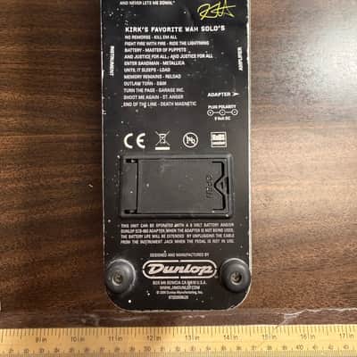 Dunlop KH95 Kirk Hammett Signature Cry Baby Wah 2010 - Present - Green image 3