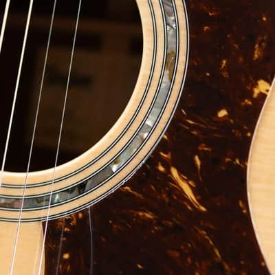 Taylor Legacy 815e Deep Body Jumbo Acoustic/Electric Guitar - Natural with Hardshell Case - Prototype image 13