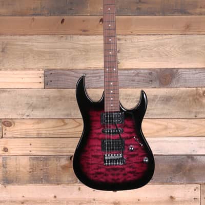Ibanez GRX70QA Electric Guitar Transparent Violet Sunburst image 4