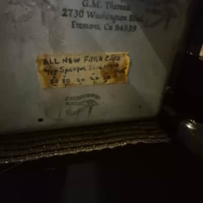 1964 Fender Bassman AA864 2-Channel 50-Watt Guitar Amp Head image 14