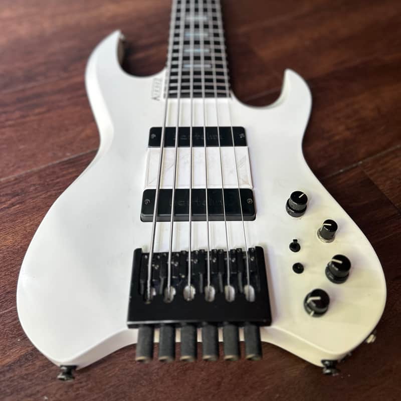 Kiesel Vader VB6 Headless Bartolini/Pope - White Matt image 1