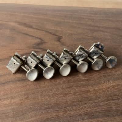 6-in-line Deluxe Tuner Set With Pin - Nickel image 1