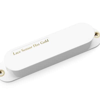 LACE Sensor Hot Gold (6.0K) Single Coil Pickup - White image 1