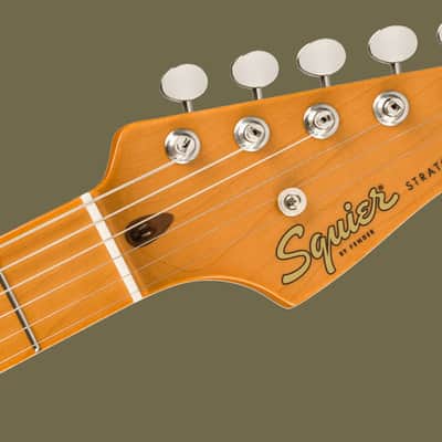 FSR Classic Vibe '50s Stratocaster®, Maple Fingerboard, White Pickguard, Surf Green image 4