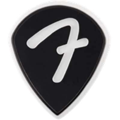 PLETTRI FENDER F Grip 551 Picks, Black, 3 Pack image 2