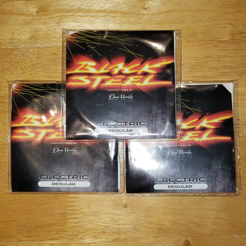 Dean Markley Black Steel - Regular Electric Guitar Strings image 1