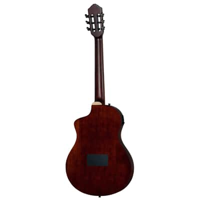 Ortega RTPDLX-ACA TourPlayer Series Solid Okoume Body Slim Neck Nylon 6-String Acoustic-Electric Guitar w/Gig Bag image 5
