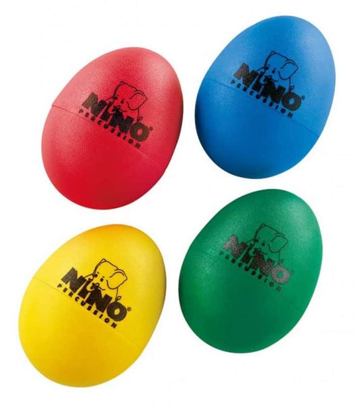 Meinl NINOSET540 Nino Percussion Egg Shakers Set Of FOUR image 1