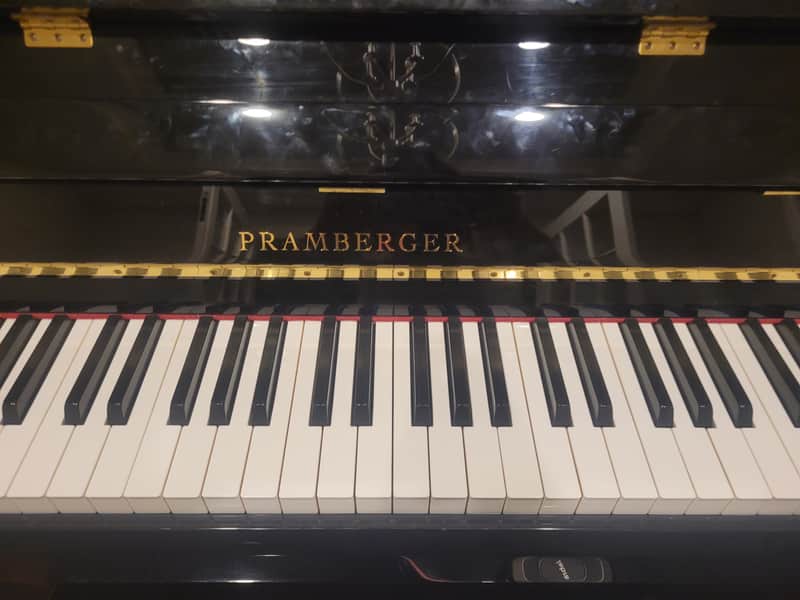 Pramberger Legacy Series Ebony Finish Upright 43" Piano image 1