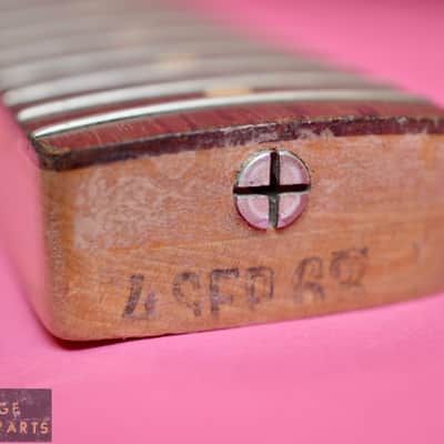 Vintage 1963 PRE-CBS Fender Jazzmaster Project Neck - Killer Tone Wood - Clay Dot Brazilian Board! image 15