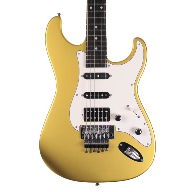 GJ2 by Grover Jackson Glendora Gold HSS Electric Guitar, Floyd