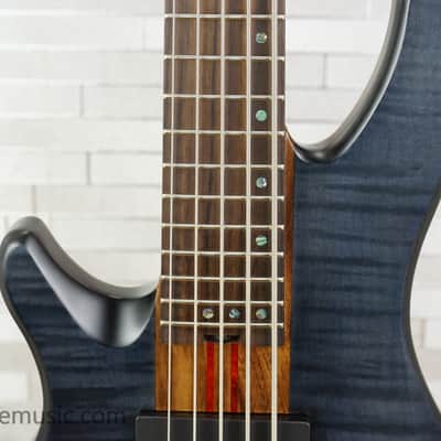 Schecter CB-5 Charles Berthoud Signature Bass Left Handed - See-thru Black Satin image 3
