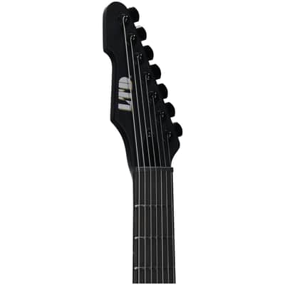 ESP LTD Alex Wade XJ Baritone Electric Guitar (with Case), Black Satin image 7